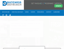 Tablet Screenshot of dutchessoutreach.org